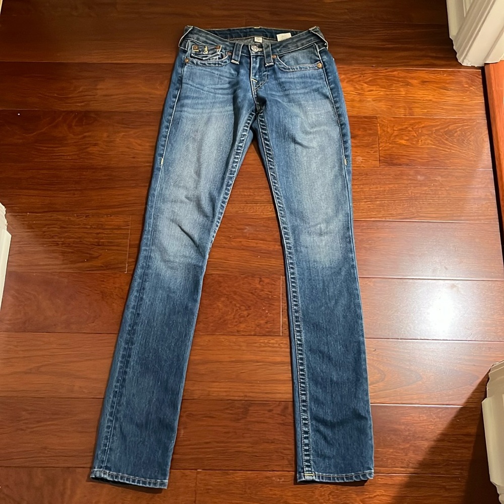 True Religion denim straight leg jeans-size 24